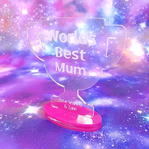 MOTHERS DAY OR BIRTHDAY FOR MUM OR GRANDMA NAN SUPER STAR TROPHY AWARD GIFT 