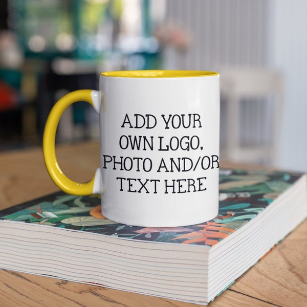 Design your own mug Personalised mug ~ your own name picture message text Family Photo Christmas Present Keepsake Gift