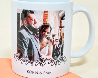 Caneca de foto | Caneca personalizada | Presente de aniversário | Caneca de foto de lembrança | Copo de foto | Ideia de presente de aniversário | Presente de foto | Presente de colagem de fotos