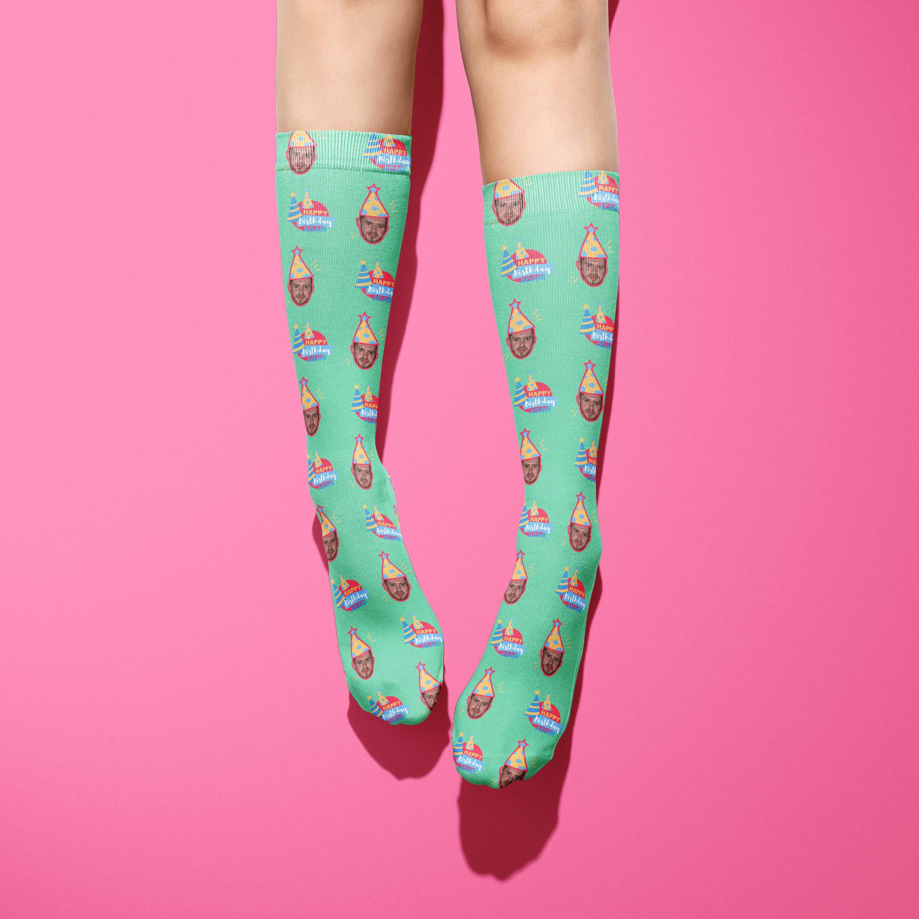 Alles Gute zum Geburtstag Socken Geburtstag Gesicht Socken Etsy