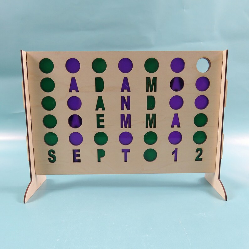 Personalised Table Top Game with Counters Newly wed gift Etsy