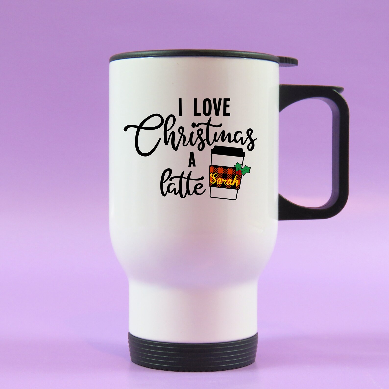 Love you a latte Travel Mug to Go Cup Christmas mug Etsy