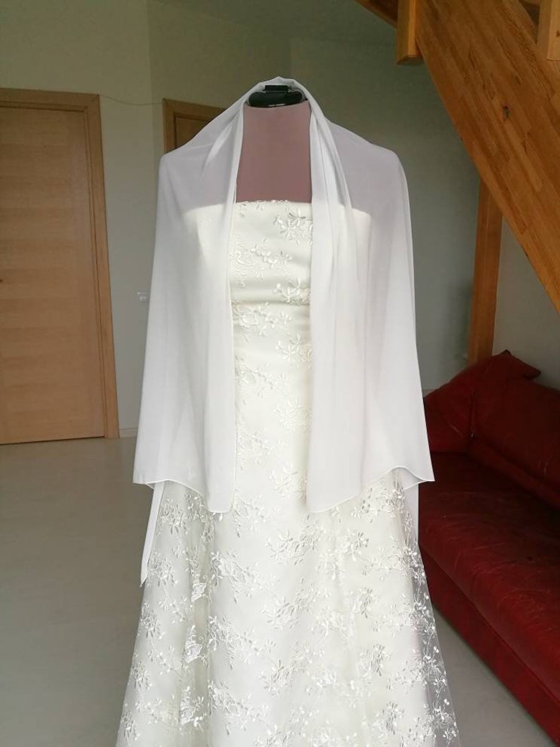 Couverture de mariage, cape de mariage, châle de mariée, couverture d'épaule image 6