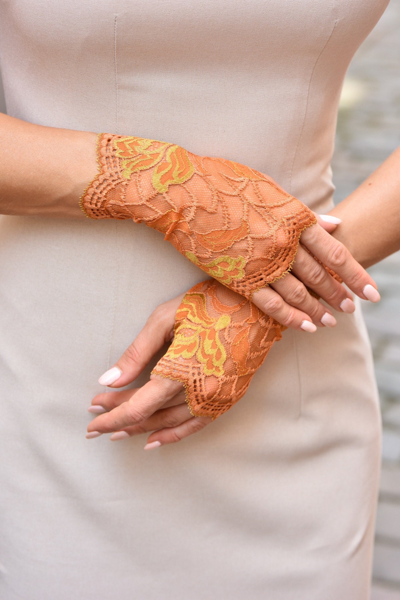 Burnt Orange Lace 