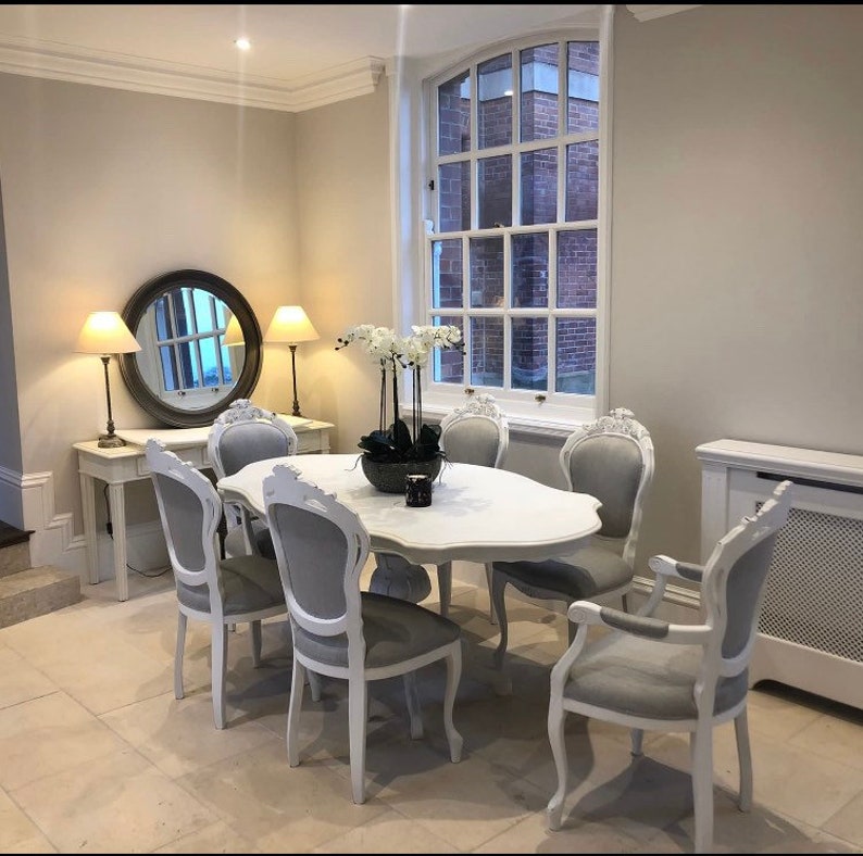 Shabby Chic French Style Dining Table and 6 Chairs Made to Order