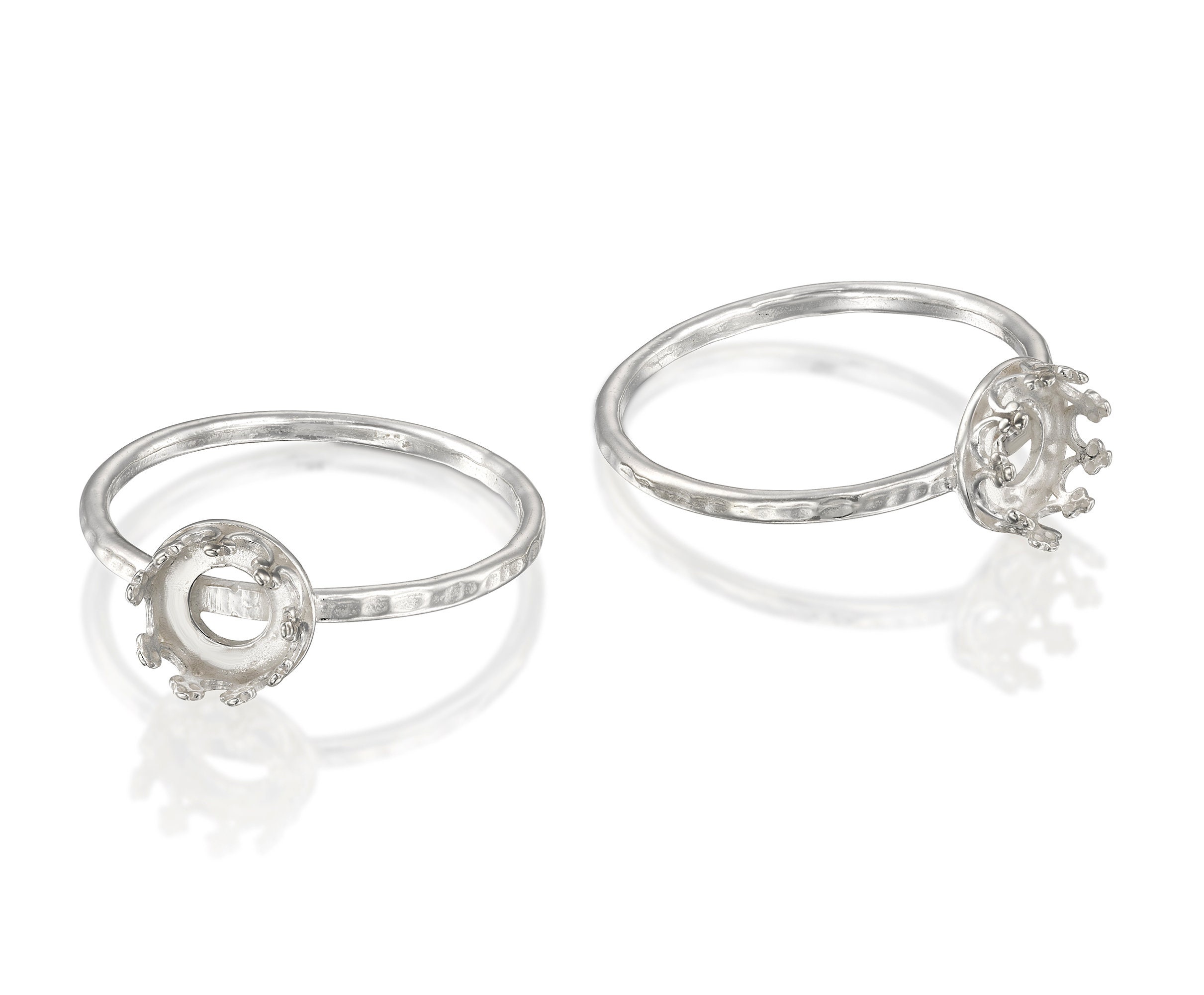 Jewelry Making Findings 925 Sterling Silver Size 8 Ring with Etsy