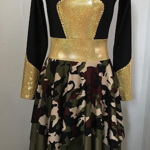 Camouflage / Warfare Overlay | Praise Garment | Worship Garment | Spiritual Garment | Handmade Garment | Spandex Garment |