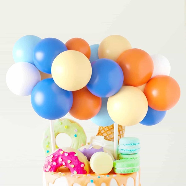 Balloon Cake Topper Garland Kit | Royal Dreamscape Balloon Cake Topper | Bluey