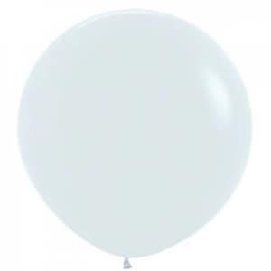 Jumbo White Balloon, 90cm Giant Latex Balloon, Helium or Air Fill, Wedding, Birthday, Baby Shower, Party Decoration
