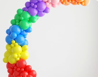 Rainbow Balloon Garland Kit | DIY Party Decorations