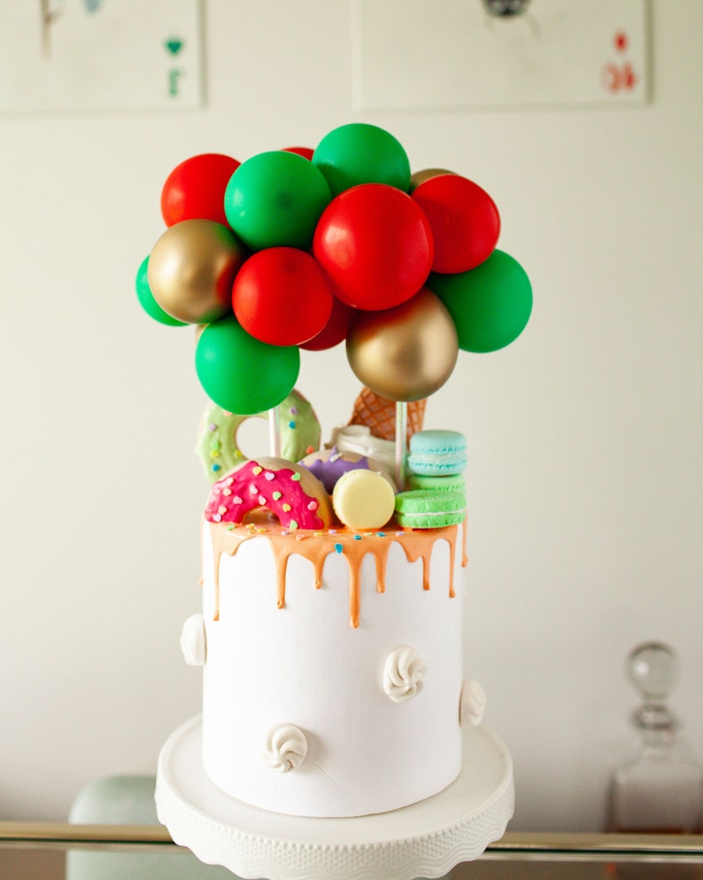 Custom Colour Balloon Cake Topper Create Your Own Balloon Etsy