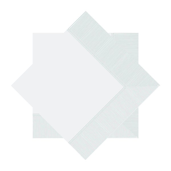 White Lunch Napkins | 20 Pack | Disposable Eco Party Supplies