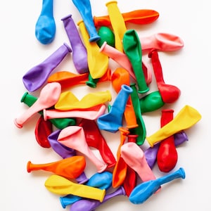 Rainbow Mini Balloons Mix, 36 Pack 12cm/5" Latex Balloons, Colorful Party Decor, Baby Shower, Wedding, Birthday Celebration