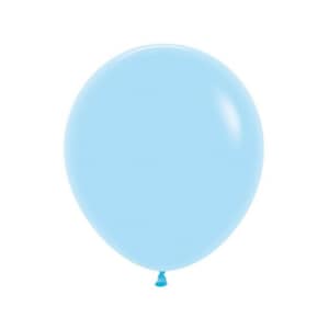 Pastel Matte Blue Balloon Medium 46cm | Individual Quality Latex Balloon