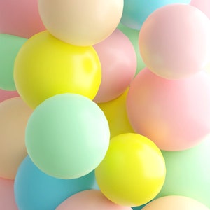 Spring Garden Mini Balloons Mix | 36 Pack | 12cm/5" | Latex  | Baby Shower Wedding Birthday Party Decorations