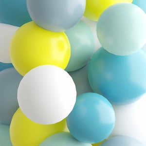 Sunny Skyline Mini Balloons Mix | 36 Pack | 12cm/5" | Latex  | Baby Shower Wedding Birthday Party Decorations