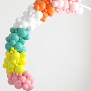 Beach Party DIY Balloon Garland Kit | 2m OR 4m | Latex Balloons | Baby Shower Wedding Birthday Party Decorations