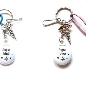 Physiotherapist Keychain Physiotherapist Super Physiotherapist Caduceus Keychain medical staff health staff gift medical staff gift nursing staff