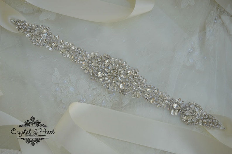 Vintage Wedding Dress Sash