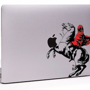 Banksy 2019 Napoleon in Paris mural MacBook decal sticker, choose your size