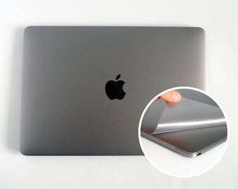 New MacBook Pro 14", MacBook Air 2018/2023 M1 M2, MacBook Pro 13"/15" Retina protective skin. Front and Back set. Clear or colors!