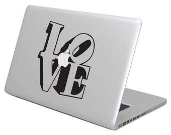 LOVE MacBook Decal sticker. Fits all sizes.