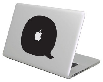 Say What? MacBook Decal sticker. Fits all sizes.