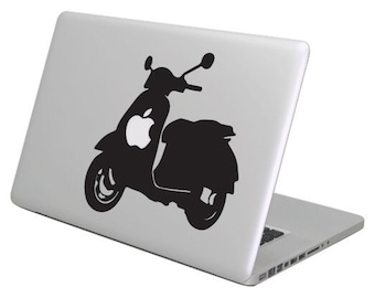 Italian scooter MacBook decal sticker,choose your size