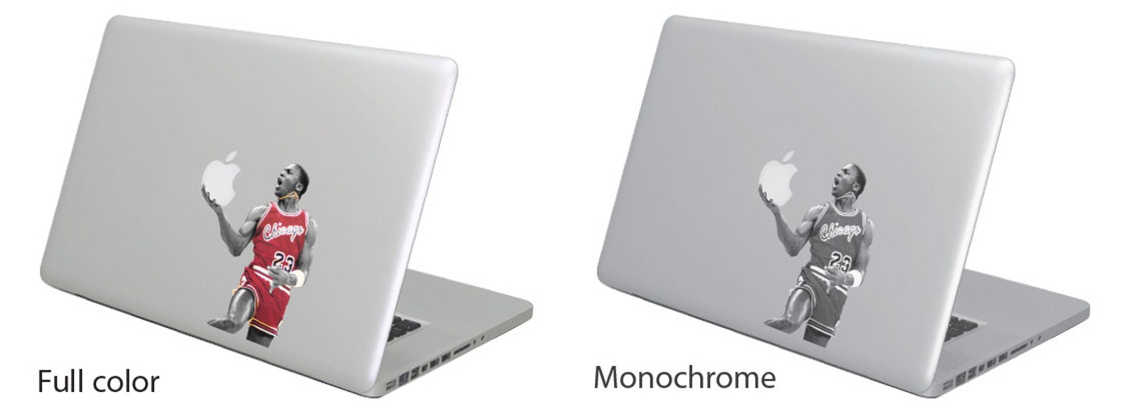 Michael Jordan Macbook Decal Sticker. Choose Your Size. Laptop Etsy