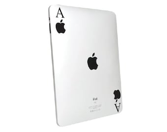 Ace iPad Decal sticker. choose your size.