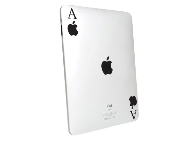 Ace iPad Decal sticker. choose your size. image 1