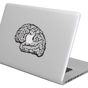 Brain MacBook Decal sticker. Fits all sizes. Laptop People Love apple ad commercial