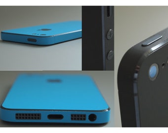Apple iPhone 4, 4s, 5, 5s, SE Skin Wrap Back + Frame - Etsy