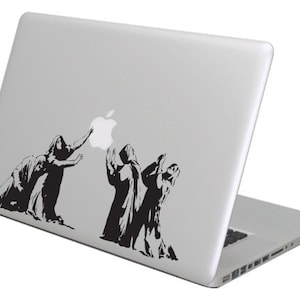 La vente se termine aujourd’hui / mendiants Banksy MacBook autocollant de décalcomanie, s’adapte à toutes les tailles.