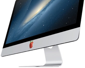 Apple replacement logo iMac Decal sticker.