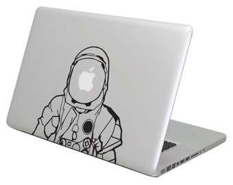Astronaut MacBook Decal sticker. Choose your size.