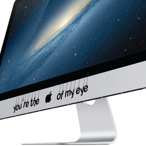 Naklejka na komputer iMac - Jabłko mojego oka.