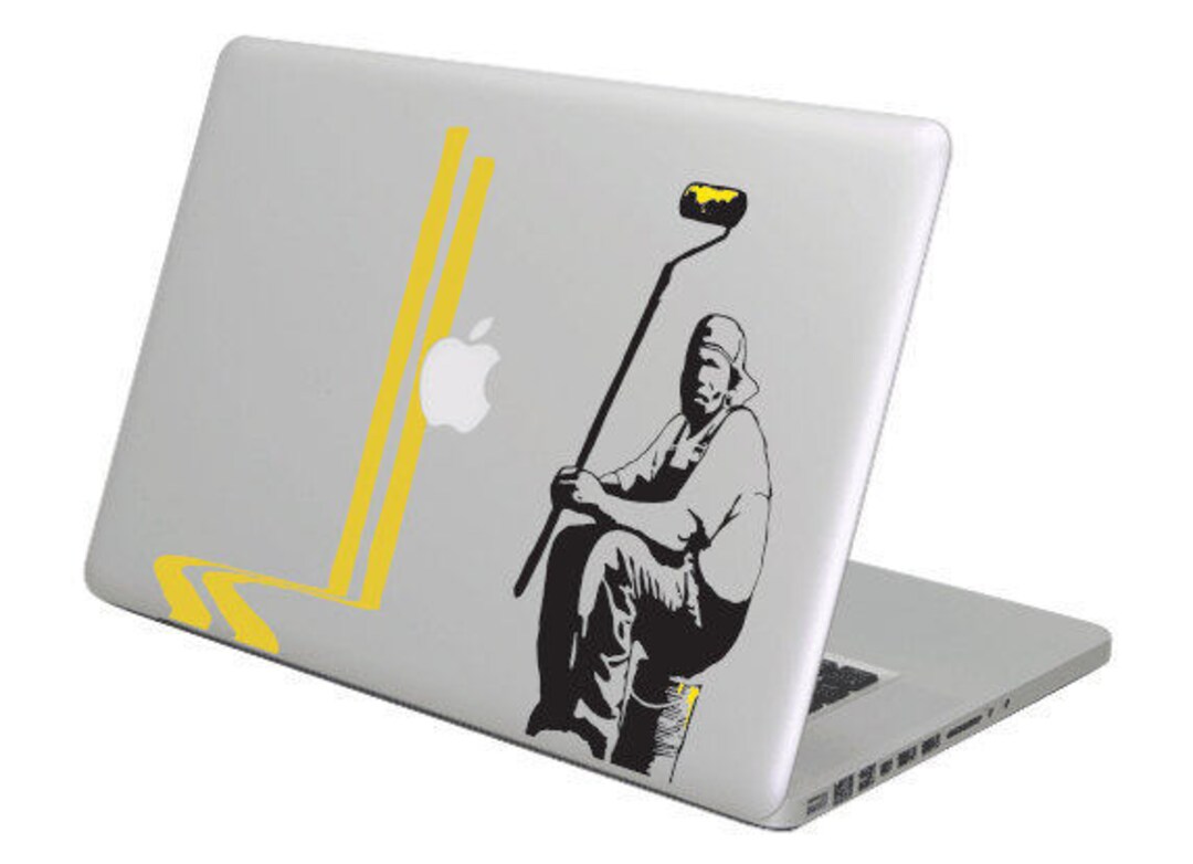 Banksy Waiting in vain Laptop / Macbook Vinyl Decal Sticker