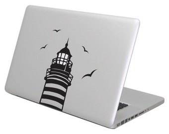 Lighthouse MacBook Decal sticker. Choose your size.