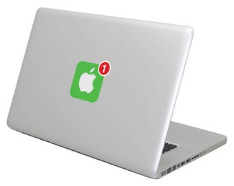 iOS icon MacBook Decal sticker. Fits all sizes.