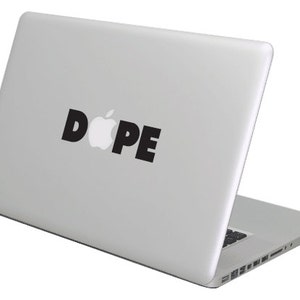 Dope MacBook Sticker. Kies je maat.