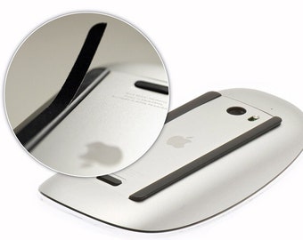 Magic Mouse protective velvet rails replacement glides, no more scratched desk. Set of 6