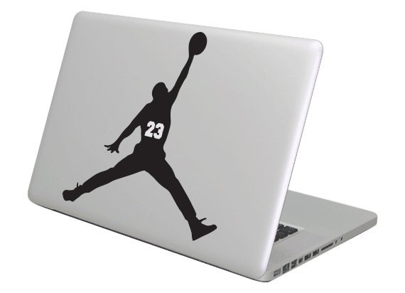inch privatliv effektivitet Michael Jordan Macbook Decal Sticker. Choose Your Size. Laptop | Etsy