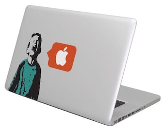 No Friends boy - Banksy MacBook decal sticker, fits all sizes.