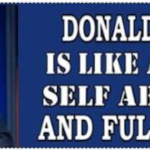 トランプはおむつのようなもの - 反トランプの政治的ユーモア