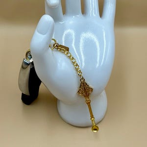 Handcrafted Gold Spoon Keychain