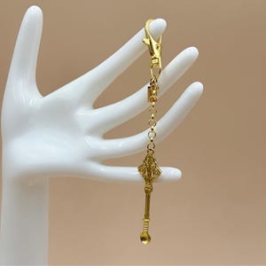 Handcrafted Gold Spoon Keychain