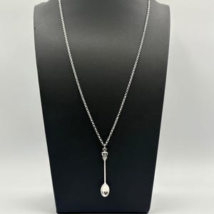 Silver Crown Spoon Necklace | The Royal Highness | Silver Spoon Pendant