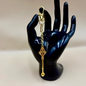 Handcrafted Gold Spoon Keychain