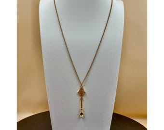 Gold Spoon Necklace | The Midnight Spoon | 24&quot; Gold Tone Chain